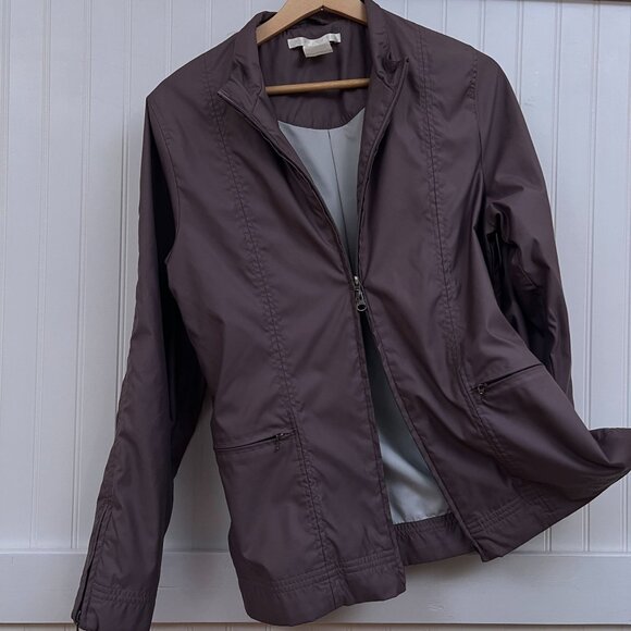 Nike Golf Jacket Gorpcore Granola Clima-Fit Full Double Zip Women Purple M Light - Picture 5 of 10